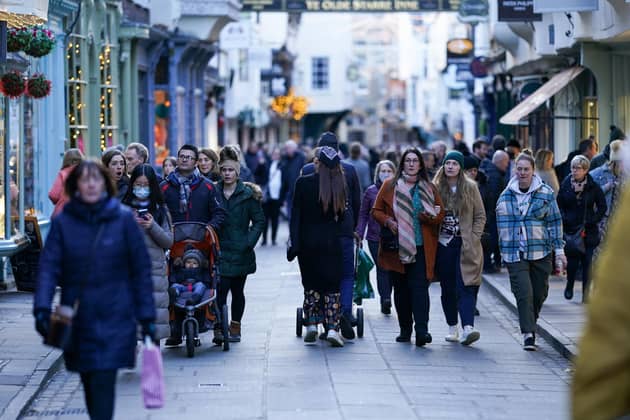 Shoppers in York where a series of major developments are in the pipeline in the coming years (Photo by Ian Forsyth/Getty Images)
