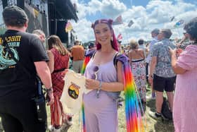 Vanessa Bland attended Glastonbury with husband Simon whilst 31 weeks pregnant