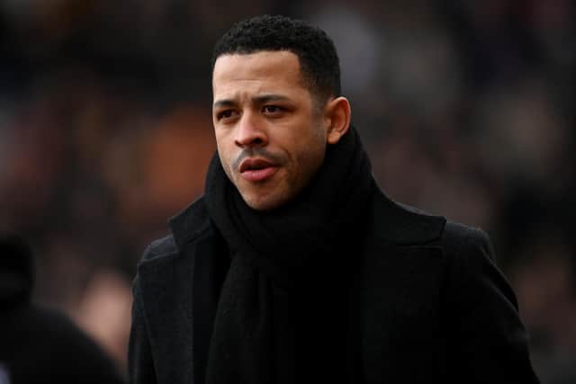 STOKE ON TRENT, ENGLAND - FEBRUARY 11: Hull City manager Liam Rosenior during the Sky Bet Championship between Stoke City and Hull City at Bet365 Stadium on February 11, 2023 in Stoke on Trent, England. (Photo by Gareth Copley/Getty Images)