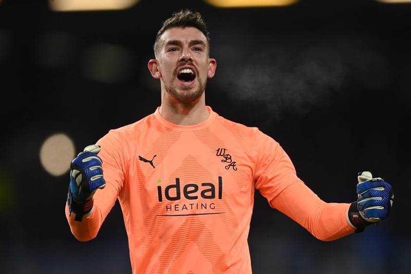 West Bromwich Albion goalkeeper Alex Palmer has kept 10 clean sheets in 22 appearances, on average conceding a goal every 104 minutes.