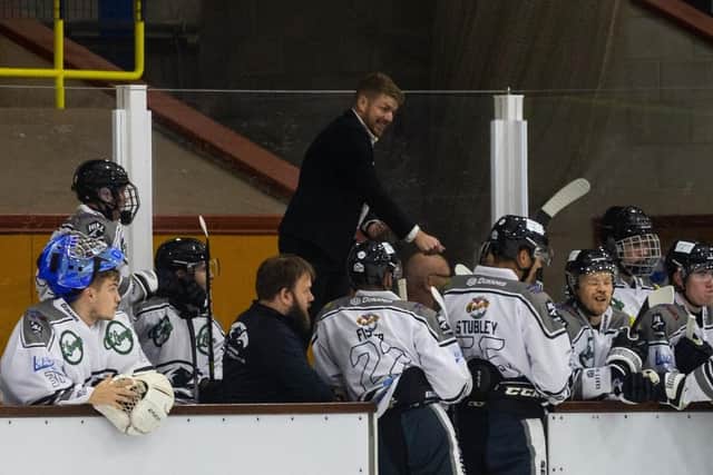 LOSING STREAK: Hull Seahawks coach Matty Davies hopes his team can end their search for a first-ever win at Sheffield Steeldogs on Tuesday night. Picture: Tony King/Hull Seahawks Media