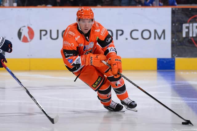 ROLE PLAY: Brendan Connolly is confident he can fulfil any role Sheffield Steelers' head coach Aaron Fox asks of him. Picture courtesy of Dean Woolley/EIHL/Steelers Media.