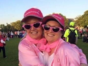 Jo Horgan and Emma Ackroyd are taking part in The MoonWalk Iceland.