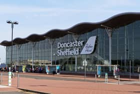 A view of Doncaster Sheffield Airport, which closed in November 2022.