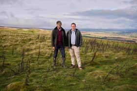 Rishi Sunak and Sam Rushworth on Hope Moor.