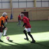 Walking football at Barnsley which has benefitted from EFL SkyBet fund.
