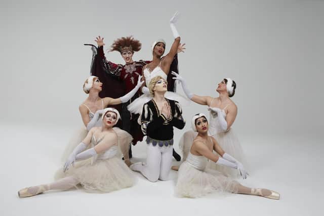 The Trocks, Dance Consortium,  Swan Lake. The troupe head to Bradford this week. Picture: Zoran Jelenic.