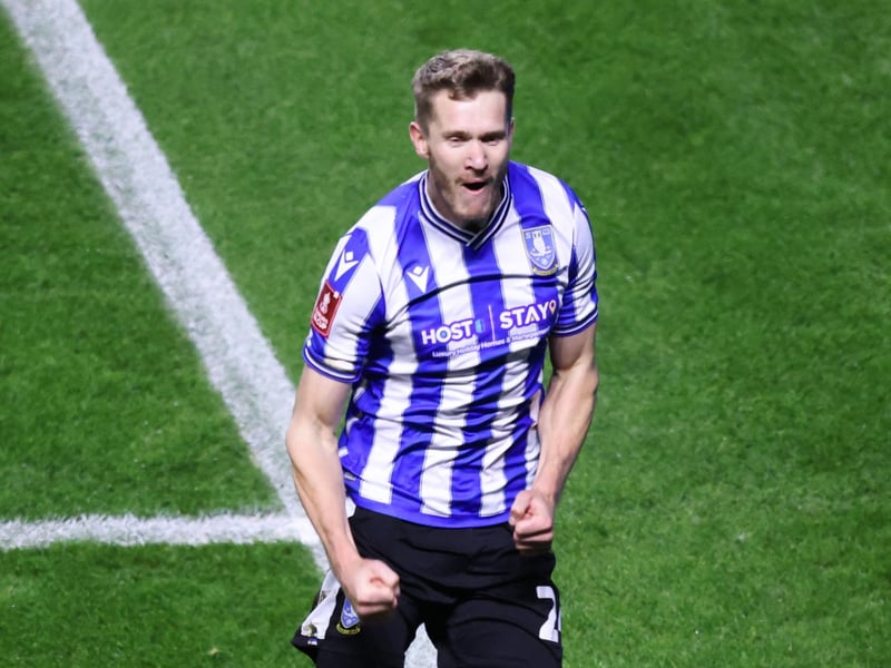 The Wednesday striker scored both goals as the Owls beat Port Vale to go level on points with second place - the second a stunning strike from outside the area.