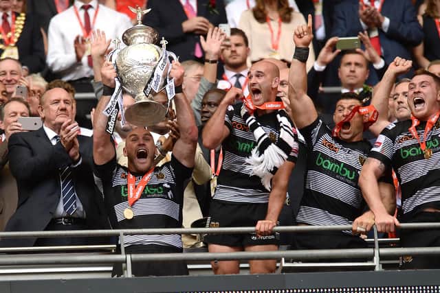 The Black and Whites enjoyed Challenge Cup success for the second year running in 2017. (Photo: Richard Blaxall/SWpix.com)