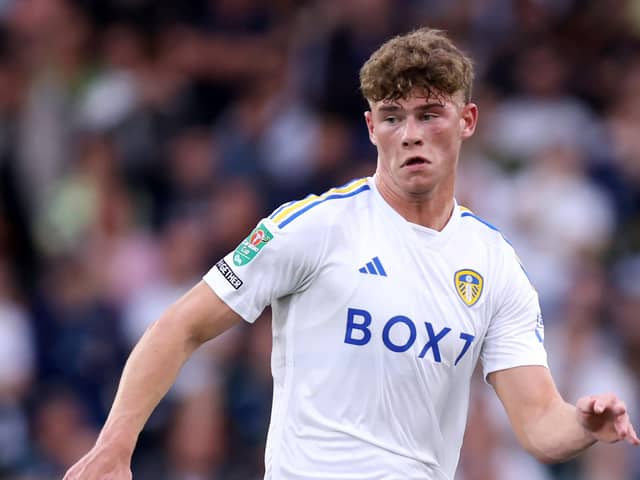 Charlie Cresswell has struggled for minutes at Leeds United this season. Image: George Wood/Getty Images