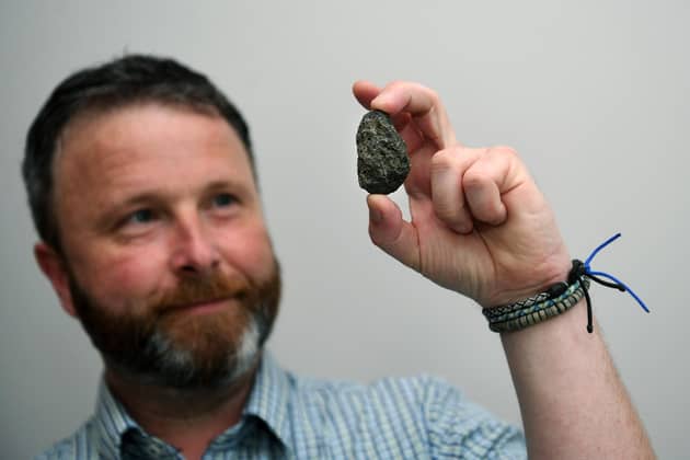 Dan Charlton witnessed a meteorite fall outside of his home in Outwood in the dead of night