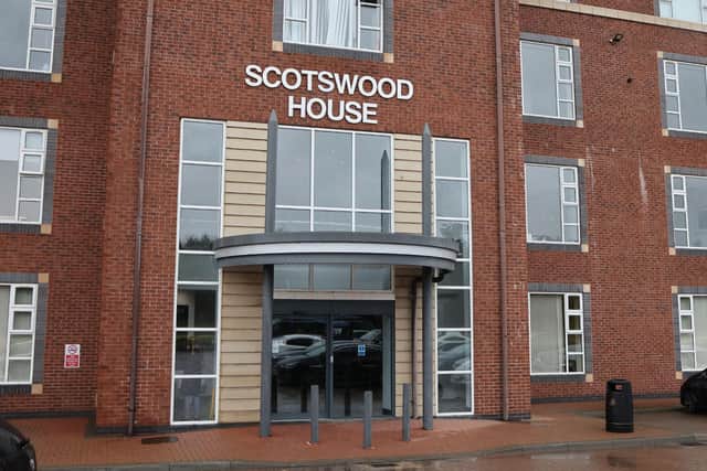 Scotswood House, in Thornaby, where Matthew White\'s disciplinary took place