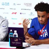 MATURE PERFORMER: Tyler Adams has impressed off the field as well as on it at the World Cup