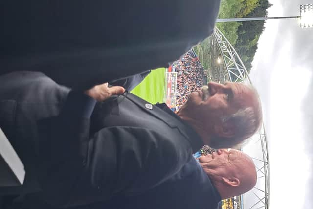 EXCITEMENT: Huddersfield Town owner/chairman Kevin Nagle