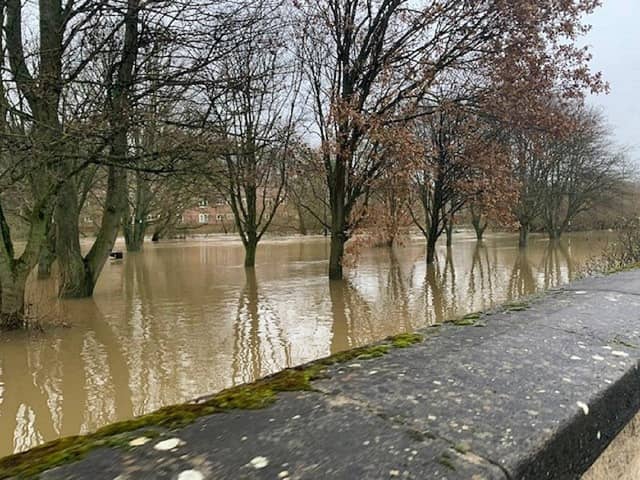 Flooding near Malton and Norton