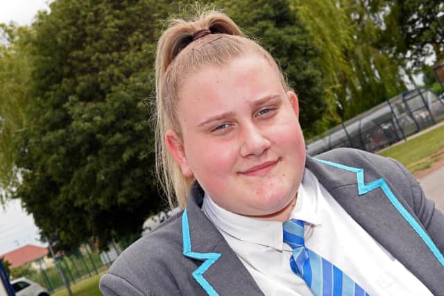 Darts player Beau Greaves, 14, pictured. Picture: Marie Caley NDFP SchoolFocus-Ridgewood MC 5