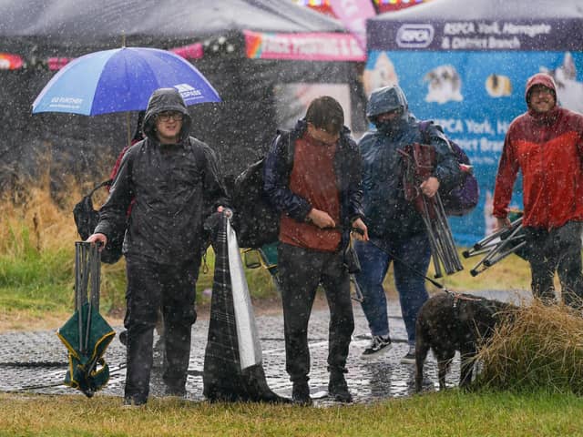 Yorkshire Balloon Fiesta was hit by heavy rain earlier this year. (Photo by Ian Forsyth/Getty Images)
