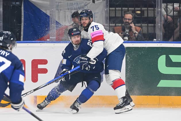 PEAKING: Great Britain captain Robert Dowd, in action agaisnt Finland. Picture: Dean Woolley.