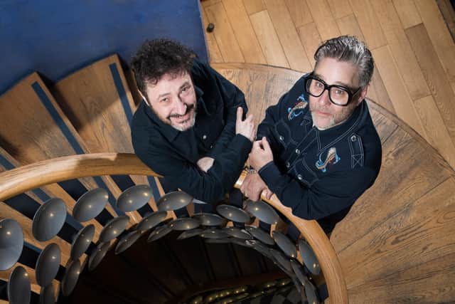 Jeremy Dyson and Andy Nyman, authors of The Warlock Effect. Picture by Teri Pengilley.