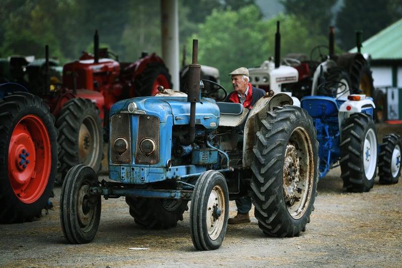 Cheffins vintage tractors, agricultural machinery and collectors' items at the annual Harrogate Vintage Sale. Hosted at the Great Yorkshire Showground
Photographed for the Yorkshire Post by Jonathan Gawthorpe.
