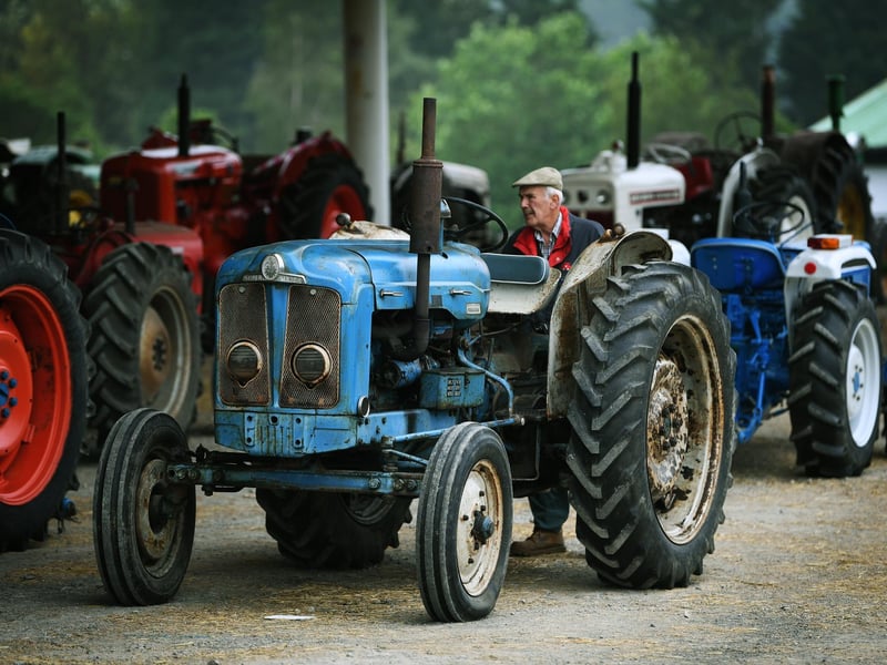 Cheffins vintage tractors, agricultural machinery and collectors' items at the annual Harrogate Vintage Sale. Hosted at the Great Yorkshire Showground
Photographed for the Yorkshire Post by Jonathan Gawthorpe.