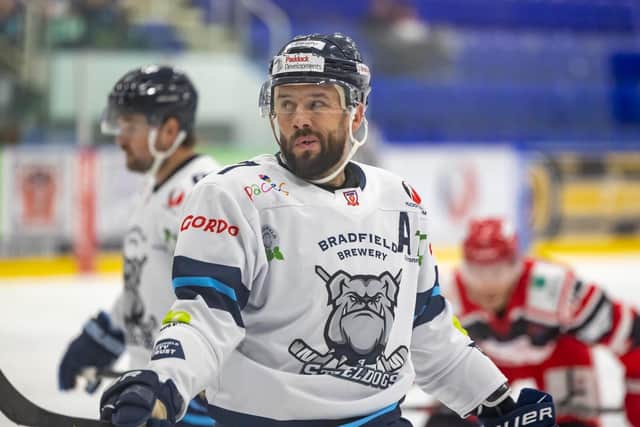 BACKING: Jason Hewitt believes Sheffield Steeldogs' teammate Alex Graham will bounce back from his Gb Under-20s disappointment. Picture courtesy of Peter Best/Steeldogs Media