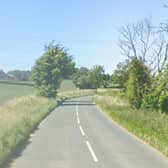 Coldhill Lane, near Sherburn in Elmet, Leeds, where the crash took place on Sunday (Photo by Google)