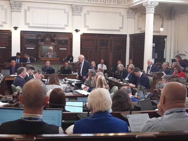 The full meeting of North Yorkshire Council
