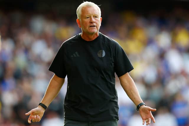 Chris Wilder manager of Sheffield United during the Sheffield United vs Birmingham City Sky Bet Championship match at Bramall Lane, Sheffield. Picture: Simon Bellis / Sportimage