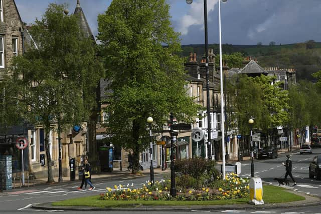Ilkley's retired population means it has slightly lower household incomes than the north Leeds suburbs