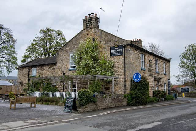 The Bruce Arms in West Tanfield near Ripon, photographed for The Yorkshire Post by Tony Johnson