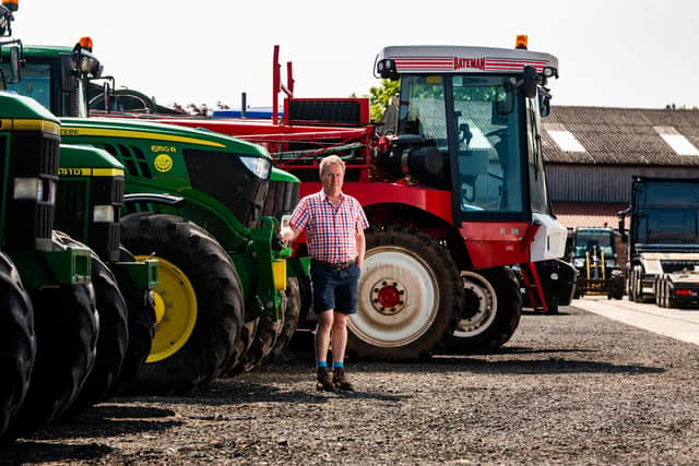 Farmer Martin Stephenson, of Danebury Manor Farm, Flixton, near Scarborough, runs a farm machinery enterprise where he buys and sells farm machinery alongside their 550 acres of arable land and a herd of around 50  suckler cattle.