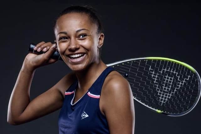 Asia Harris, 18, on her ambitions for the squash world.