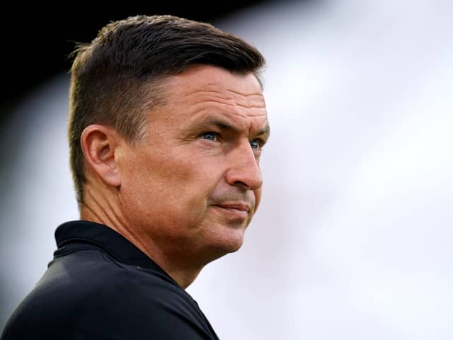 Sheffield United manager Paul Heckingbottom. Picture: Nick Potts/PA Wire.
