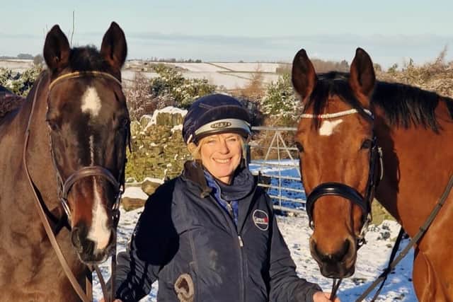 Alison Garner is an equestrian yard owner and former eventer and is taking part in her first race as a jockey.