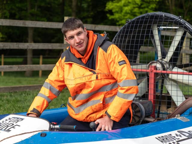 Reuben Owen on Our Great Yorkshire Life. (Pic credit: Channel 5)
