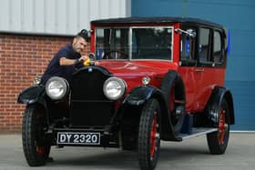 A 1924 Buick Limousin up for auction at CW Harrison Auctioneers in Ossett.