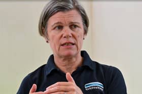 Yorkshire Water chief executive Nicola Shaw pictured at the company's Killingbeck site near Harrogate. Picture: Bruce Rollinson