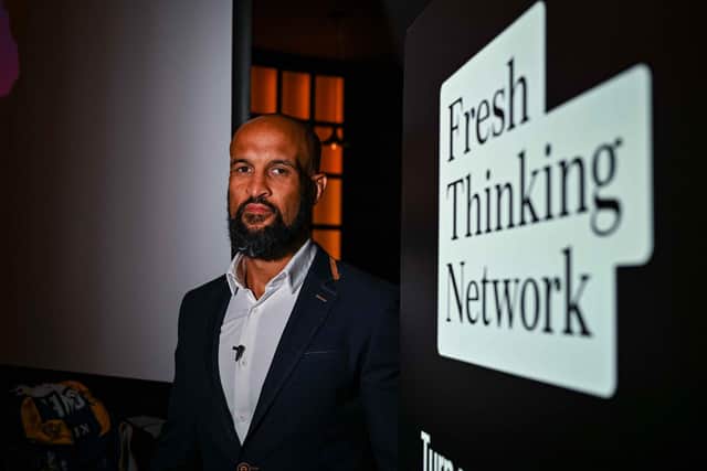 Ex-Leeds Rhinos player Jamie Jones-Buchanan has helped launch a business networking group for young people in the city