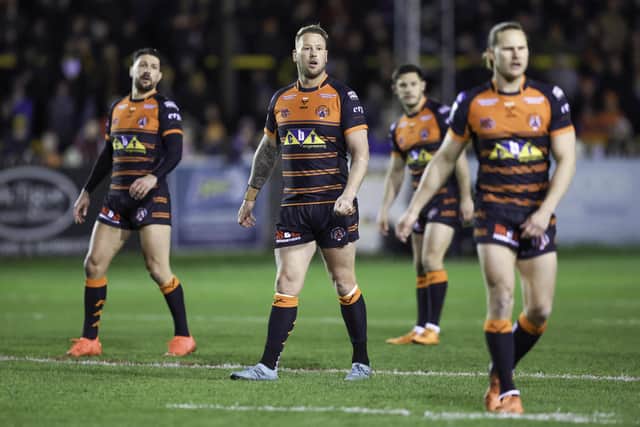 Castleford Tigers were well beaten by Wigan Warriors last time out. (Photo: John Clifton/SWpix.com)