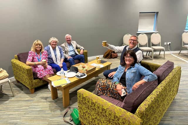 Behind the scenes with the celebrities at the UK’s biggest Outdoor Caravan, Motorhome and Holiday Home Show