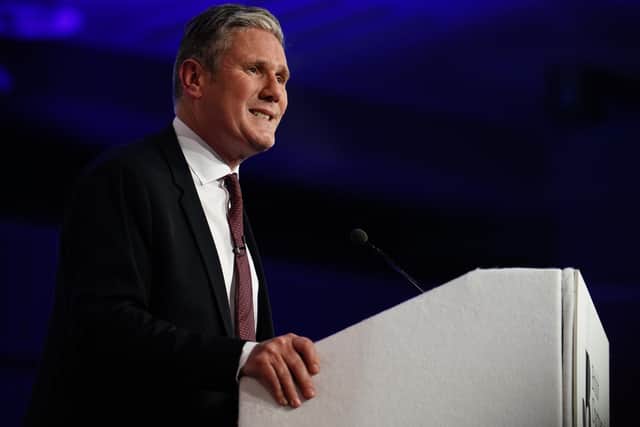 'Sir Keir Starmer and Labour are doing a classic bit of fence sitting on housing policy'. PIC: Jordan Pettitt/PA Wire