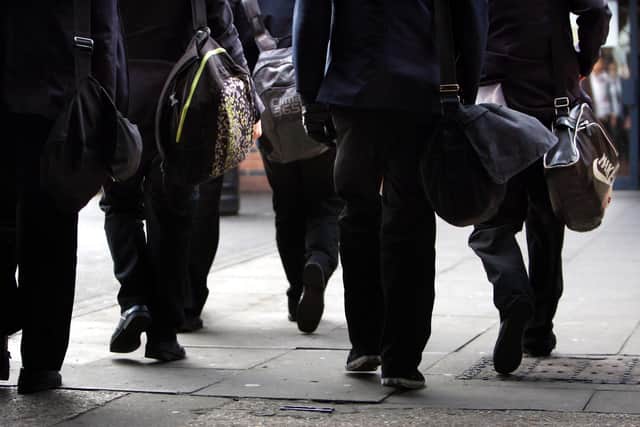 A stock picture of pupils at a school. PIC: David Jones/PA Wire