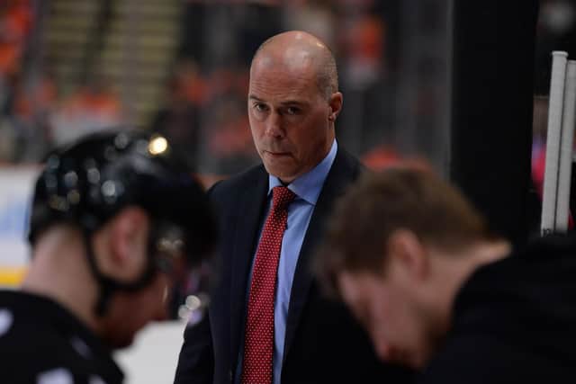 POSITIVE IMPACT: Sheffield Steelers' head coach Aaron Fox believes Nottingham Panthers have benefitted from the return of former head coach Corey Neilson. Picture courtesy of Dean Woolley/EIHL/Steelers Media.