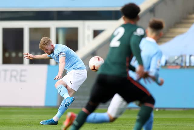 Manchester City midfielder Tommy Doyle reportedly hopes to make a return to Sheffield United. Image: Naomi Baker/Getty Images