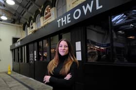 Liz Cottam pictured in the Owl. (Pic credit: Simon Hulme)
