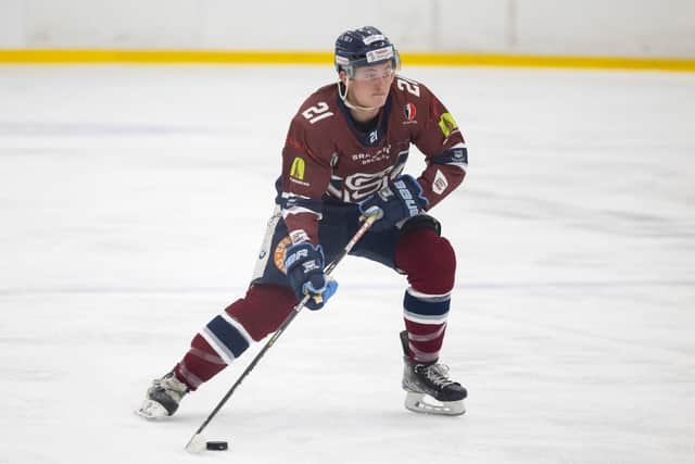 TRIBUTE: Sheffield Steeldogs will retire the #21 jersey of Alex Graham, the 20-year-old forward who ttragically died earlier this summer. Picture courtesy of Peter Best/Steeldogs Media.