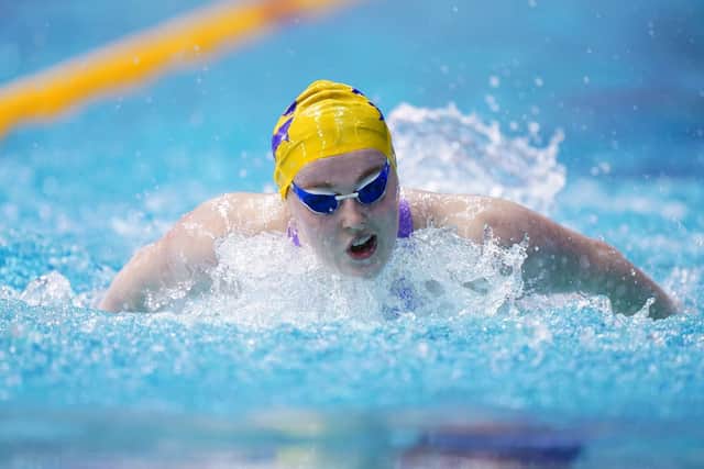 Isabelle Goodwin of City of Leeds Swimming Club on the way to winning the Women's 200m Butterfly Priority Paris Final on day three of the British Swimming Championships at Ponds Forge (Picture: PA)
