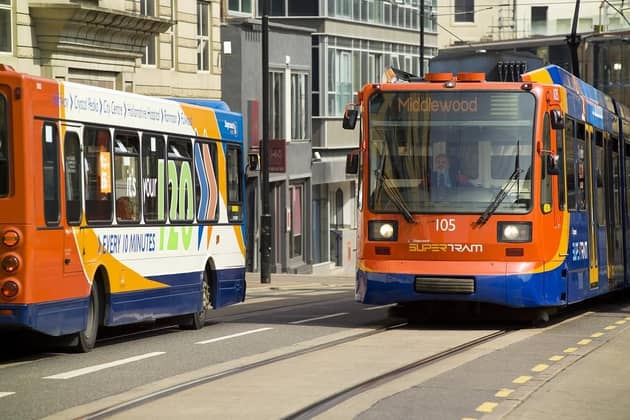 Supertram and urban bus Supertram is a tram network in Sheffield. (Pic credit: Barry Herman / Construction Photography / Avalon / Getty Images)