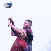Zak Poole, right, in his Rotherham Titans days, will play for the North of England against the UK Armed Forces on July 4 in Doncaster.